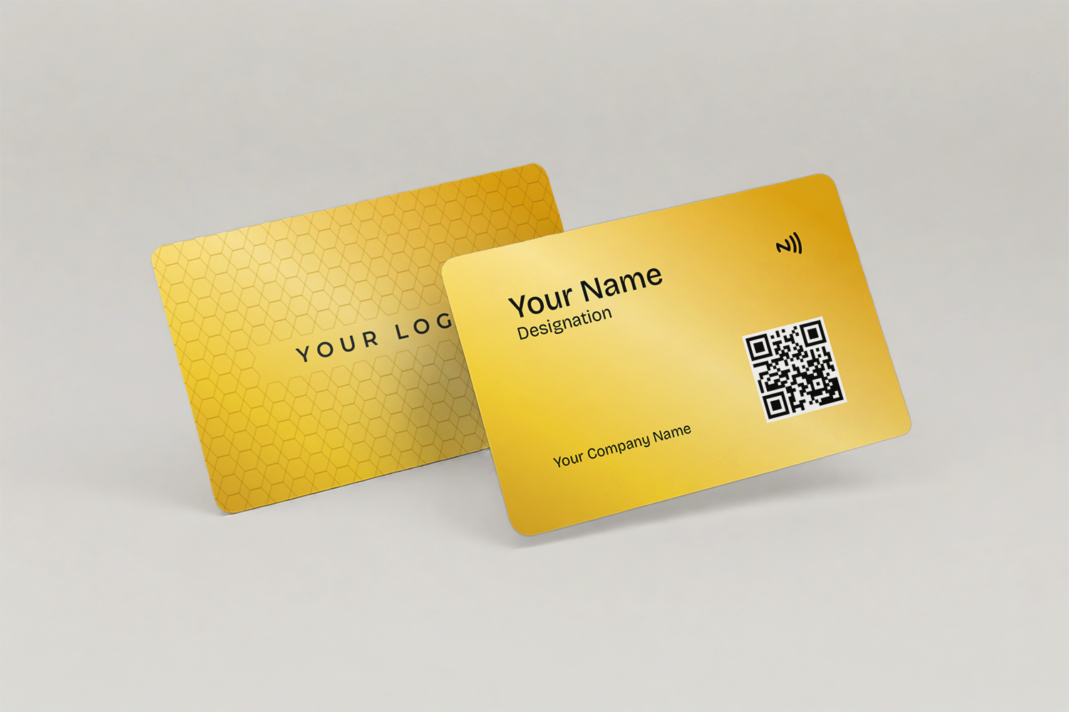 Golden Metal NFC Card