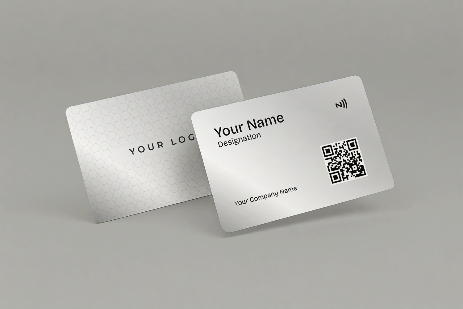 Silver Metal NFC Card